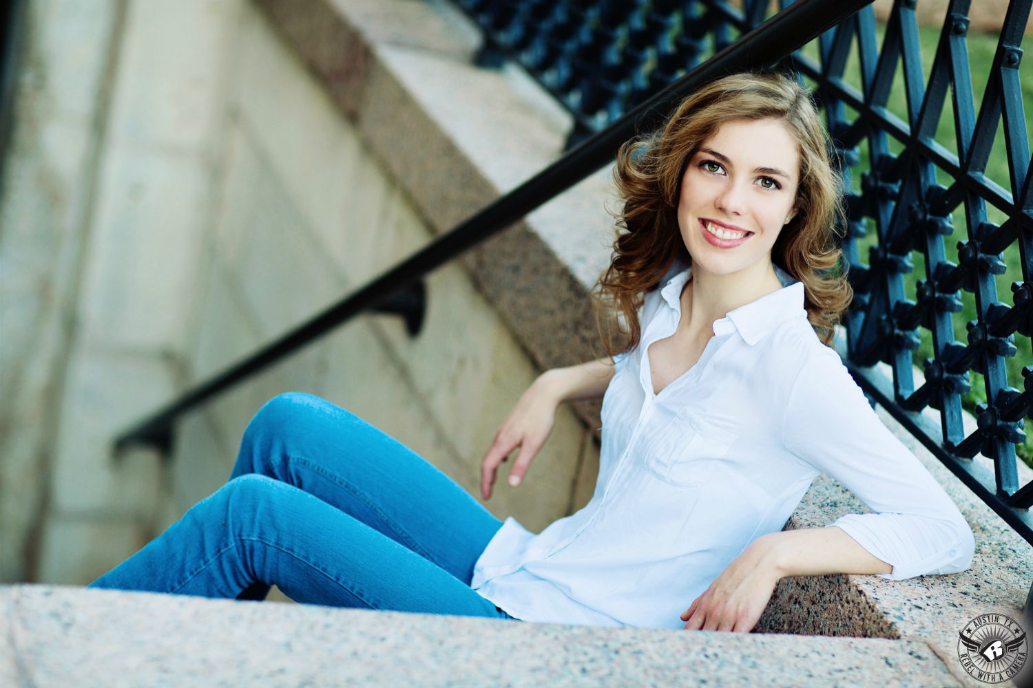 Best senior portraits in Austin at the Texas State Capitol building.