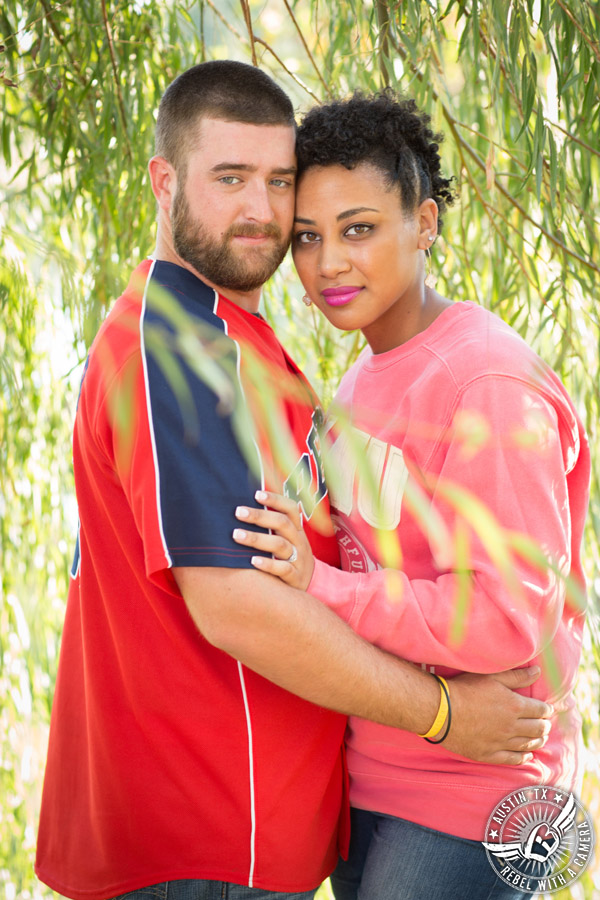 Austin engagement photographer at Mueller Lake Park