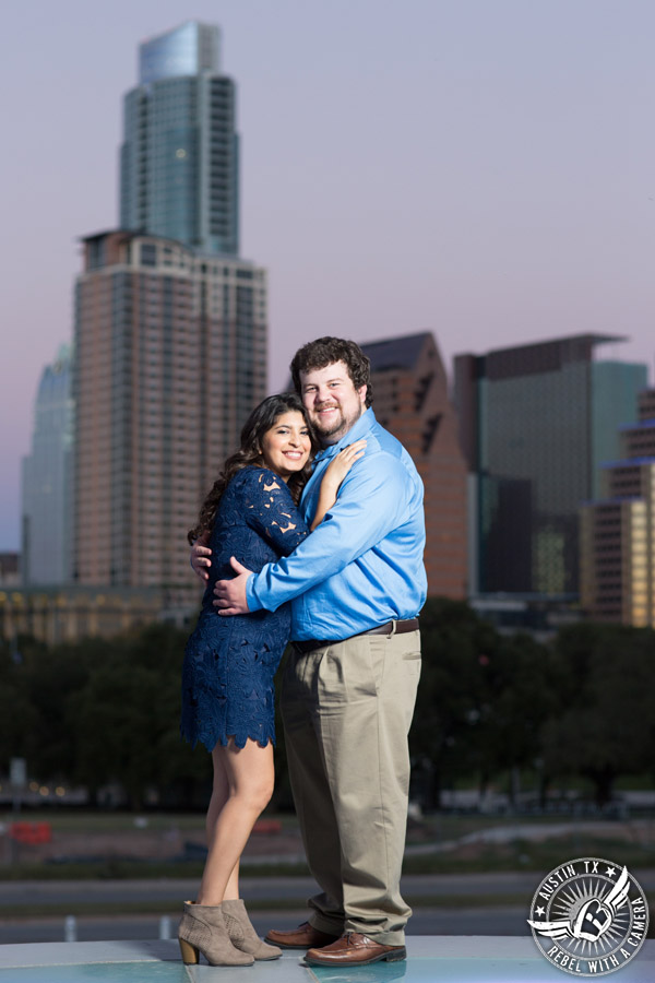 Austin engagement session at the Long Center