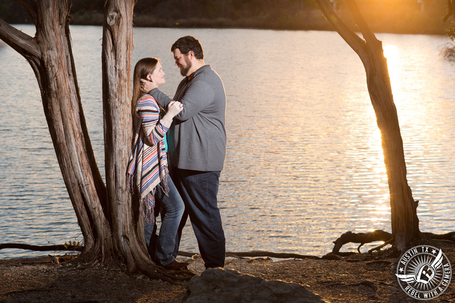 Engagement photography on Brushy Creek in Round Rock, Texas