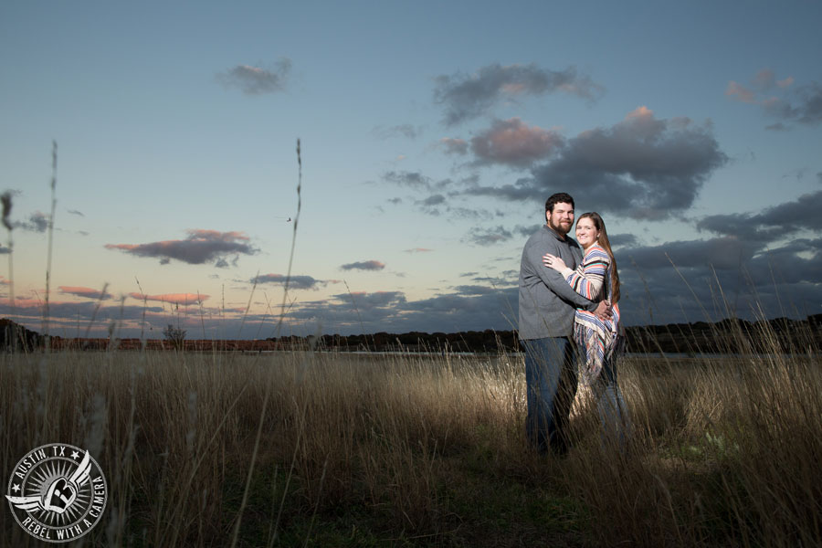 Engagement photography on Brushy Creek in Round Rock, Texas