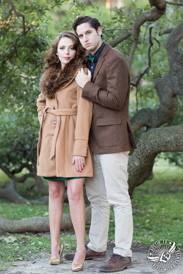 Engagement pictures at the Texas State Capitol in Austin