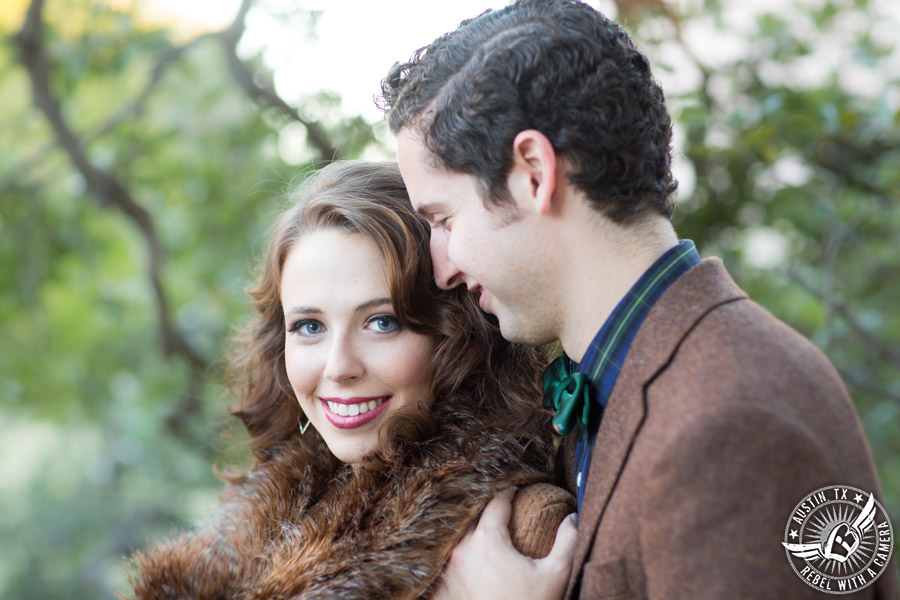 Engagement pictures at the Texas State Capitol in Austin