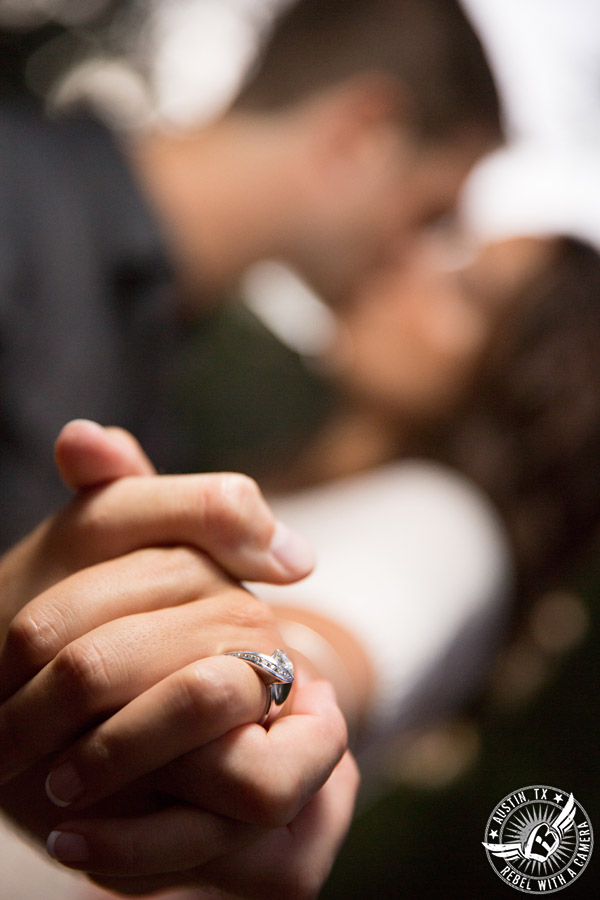 Greenbelt engagement session in Austin.