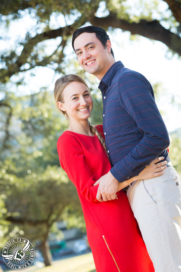 Austin engagement portraits at the Texas State Capitol
