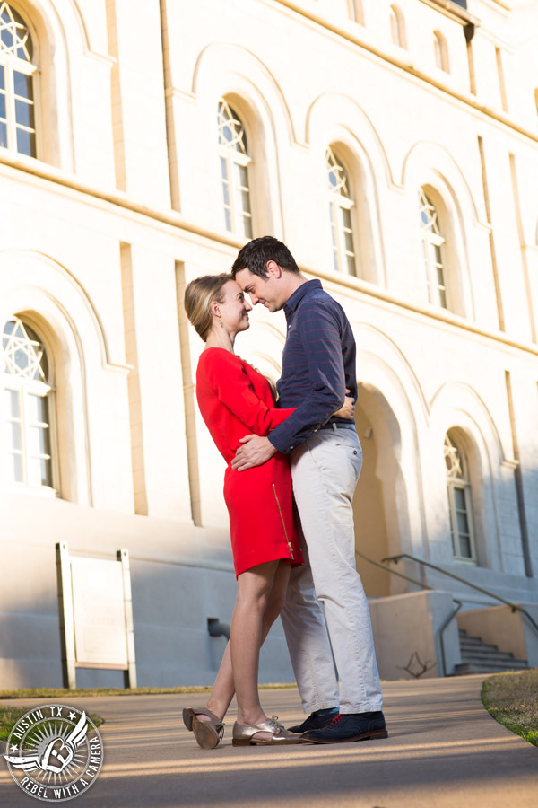 Austin engagement portraits at the Texas State Capitol