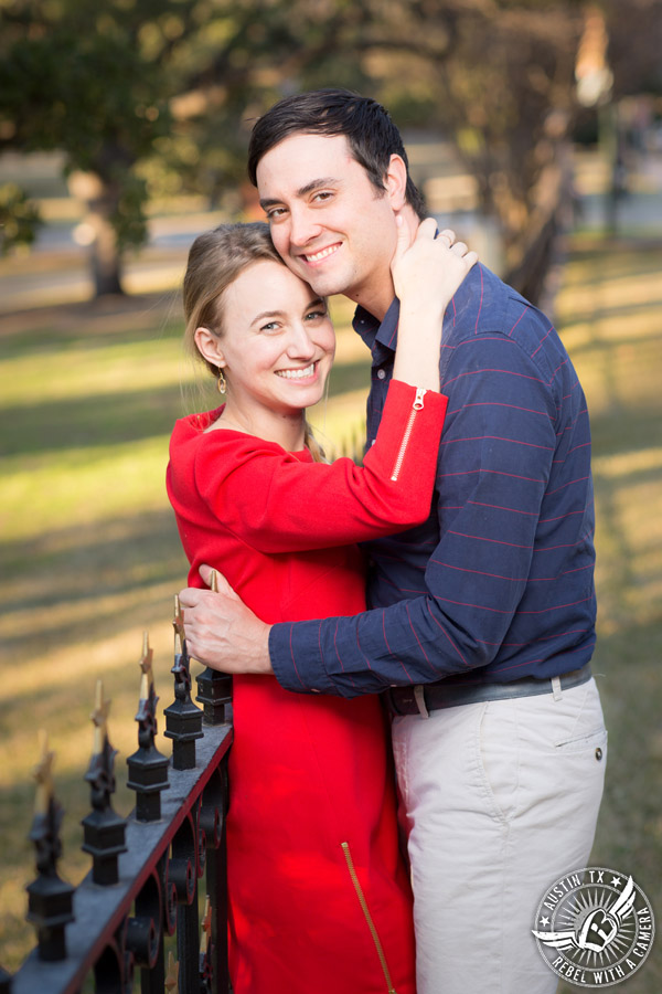 Austin engagement portraits at the Texas State Capitol