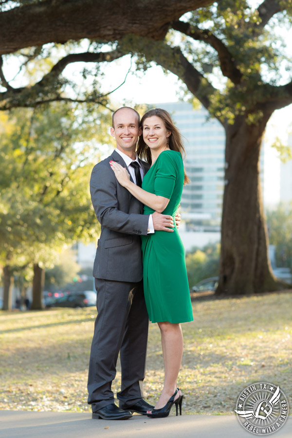 Austin engagement session at the Texas State Capitol