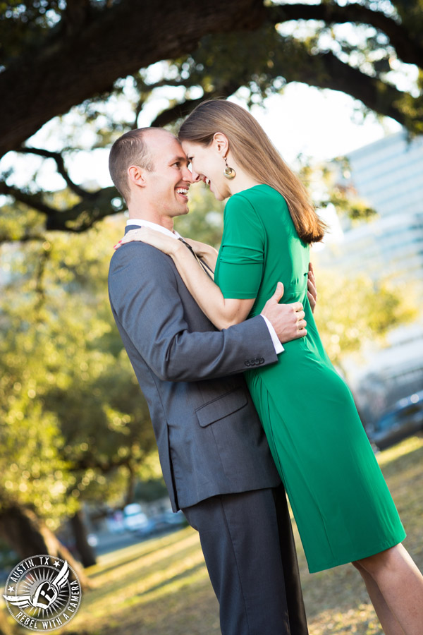 Austin engagement session at the Texas State Capitol