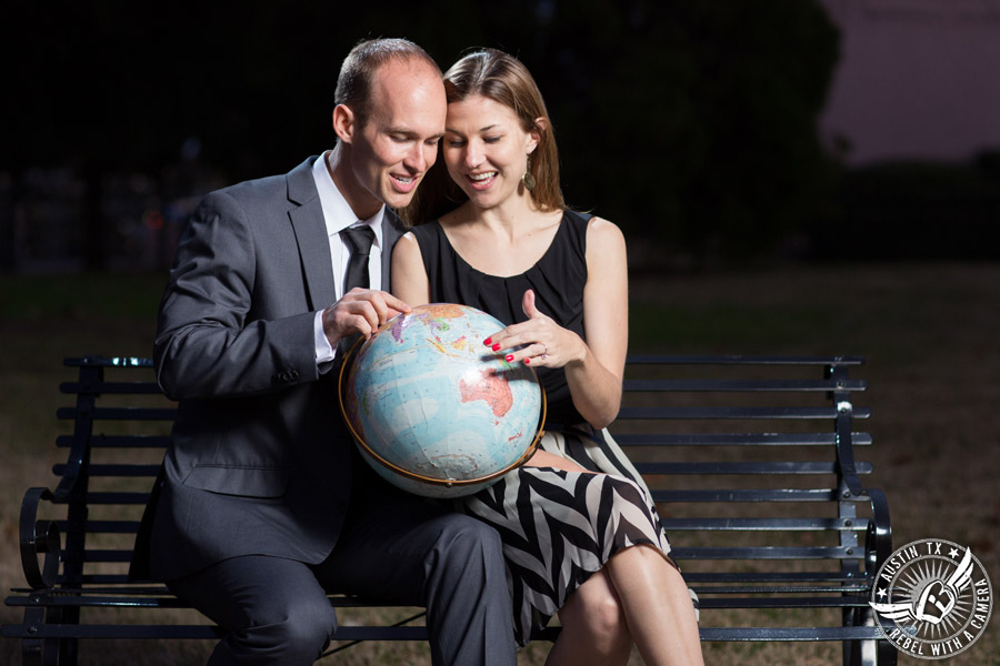 Austin engagement session at the Texas State Capitol