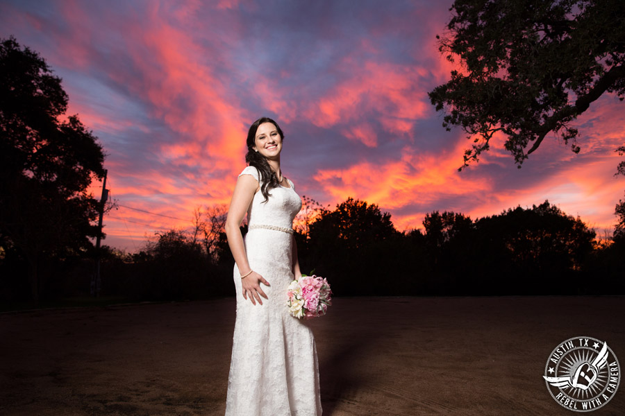 Bridal portraits at Kindred Oaks