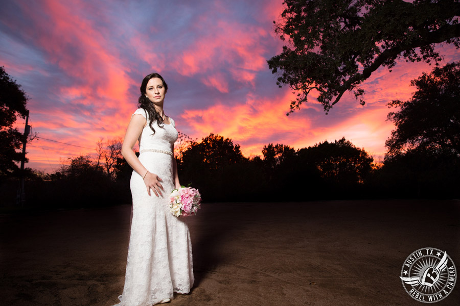 Bridal portraits at Kindred Oaks