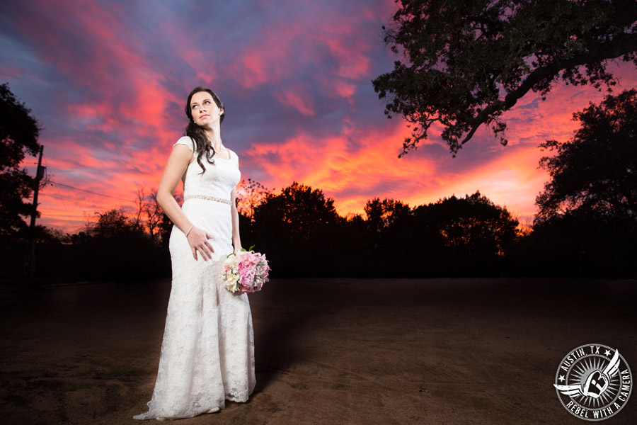 Bridal portraits at Kindred Oaks