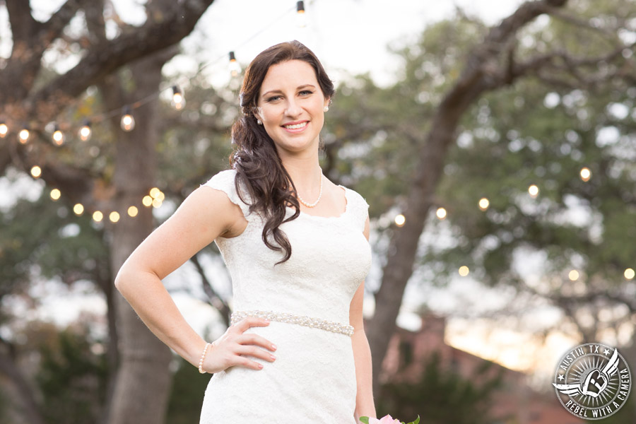 Bridal portraits at Kindred Oaks