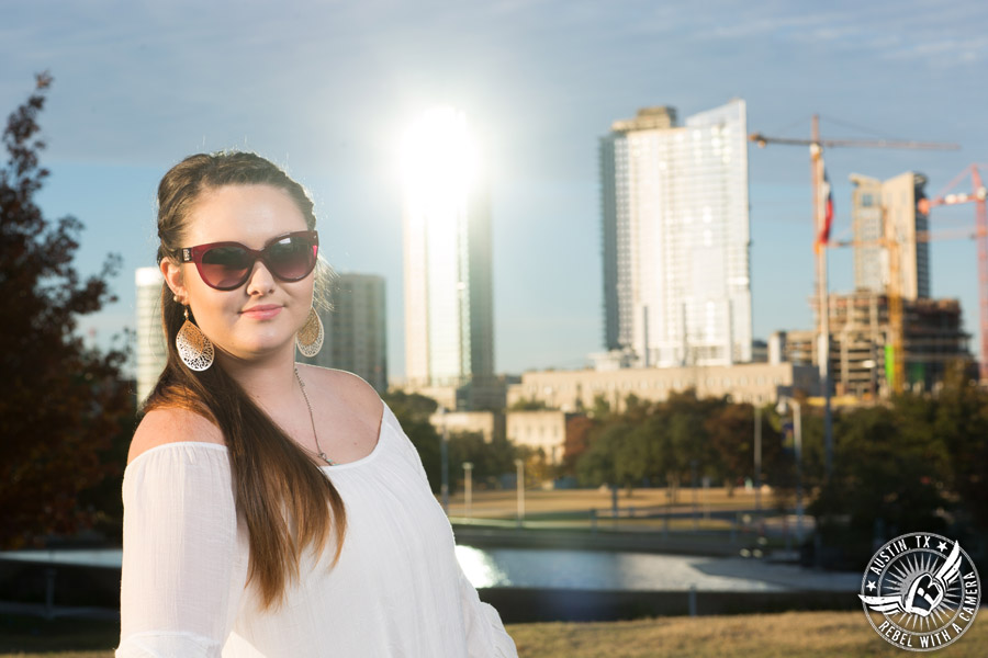 Senior portrait photographer in Austin