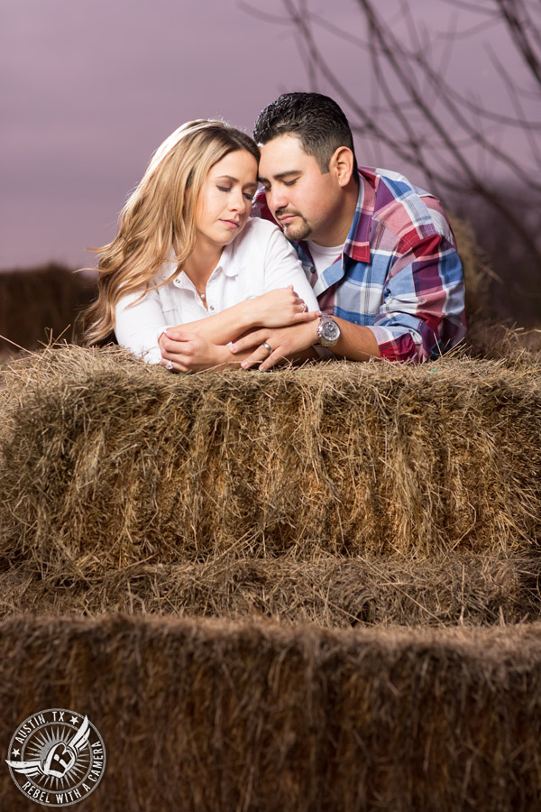 Rustic engagement portraits in Round Rock, Texas