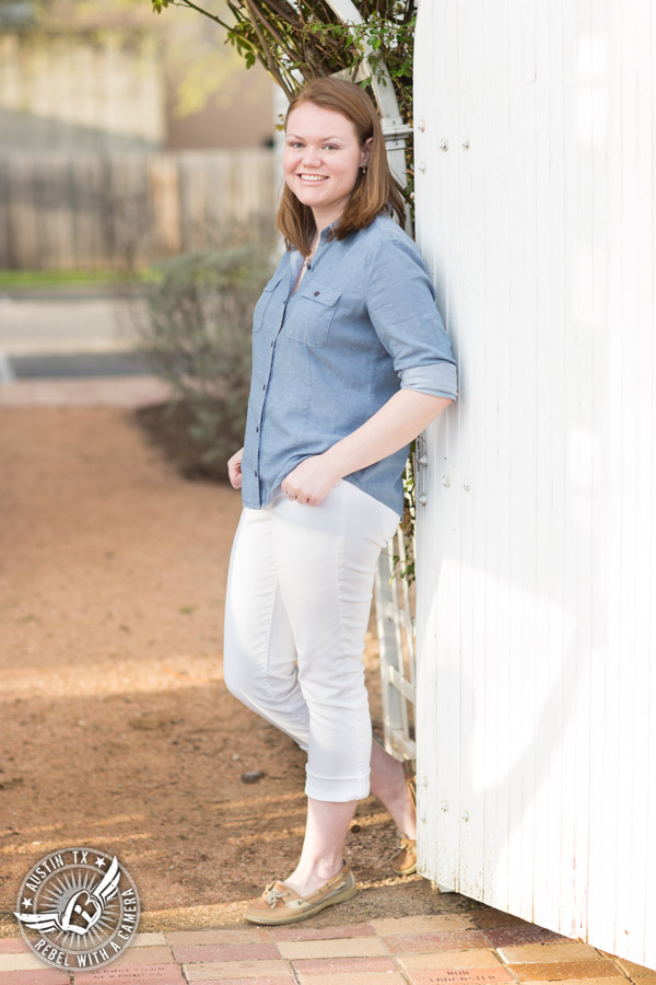 College graduation portraits in Texas