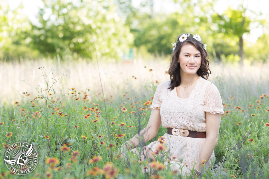 Whimsical Austin senior portraits