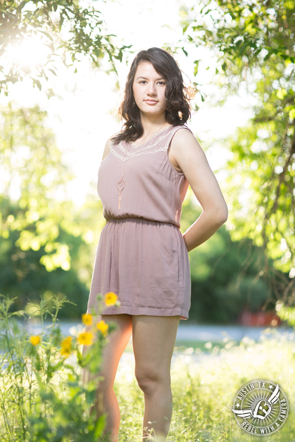 Whimsical Austin senior portraits