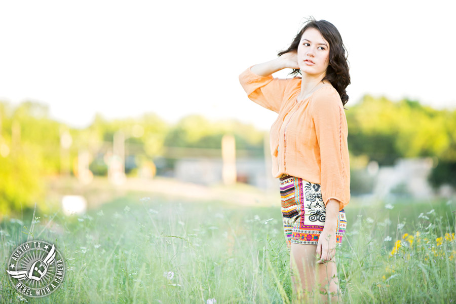 Whimsical Austin senior portraits