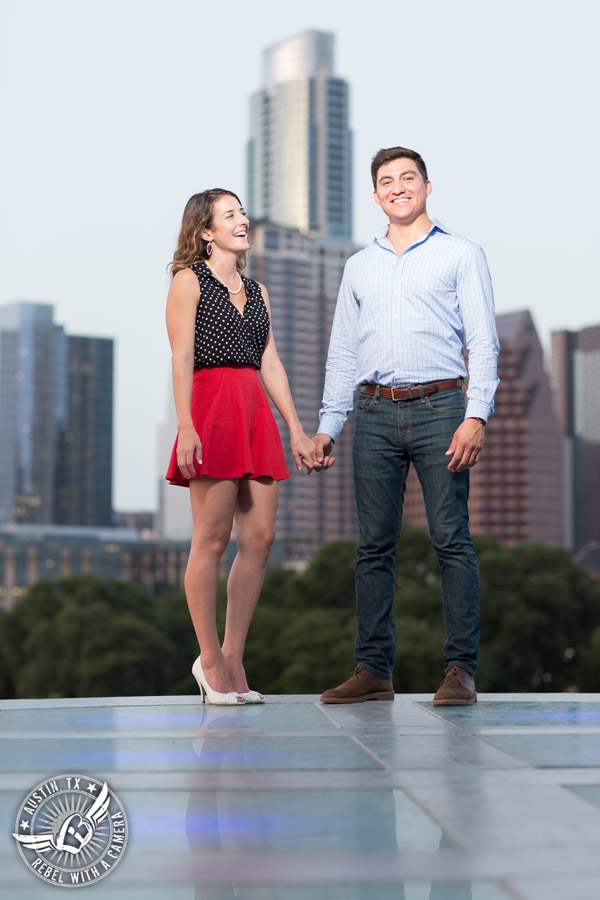 Fun South Congress engagement session in Austin