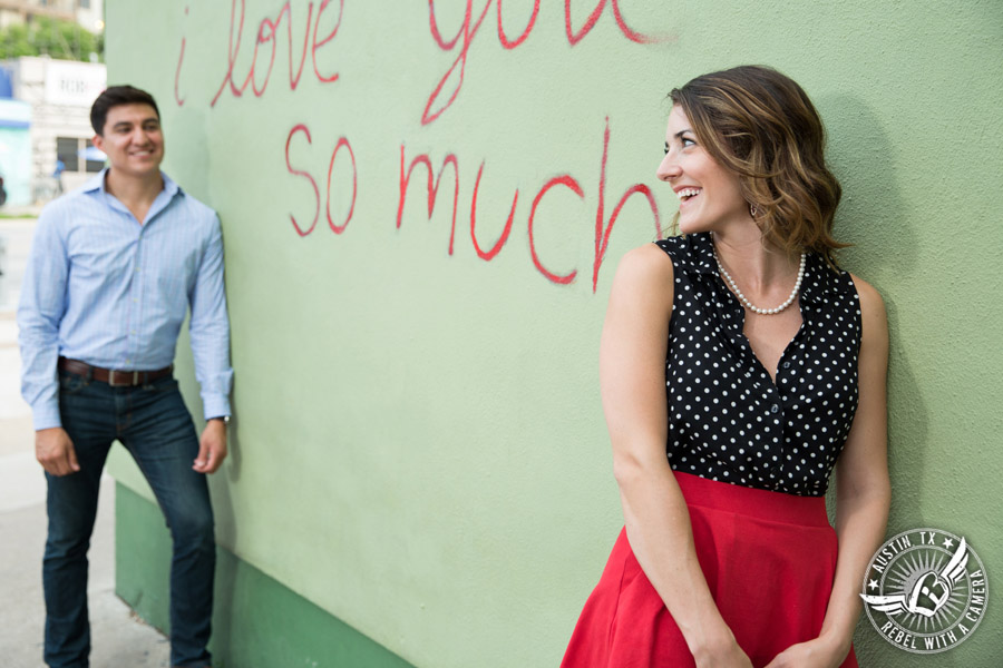 Fun South Congress engagement session in Austin