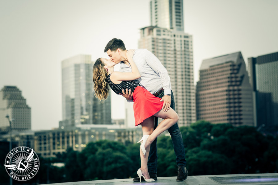 Fun South Congress engagement session in Austin