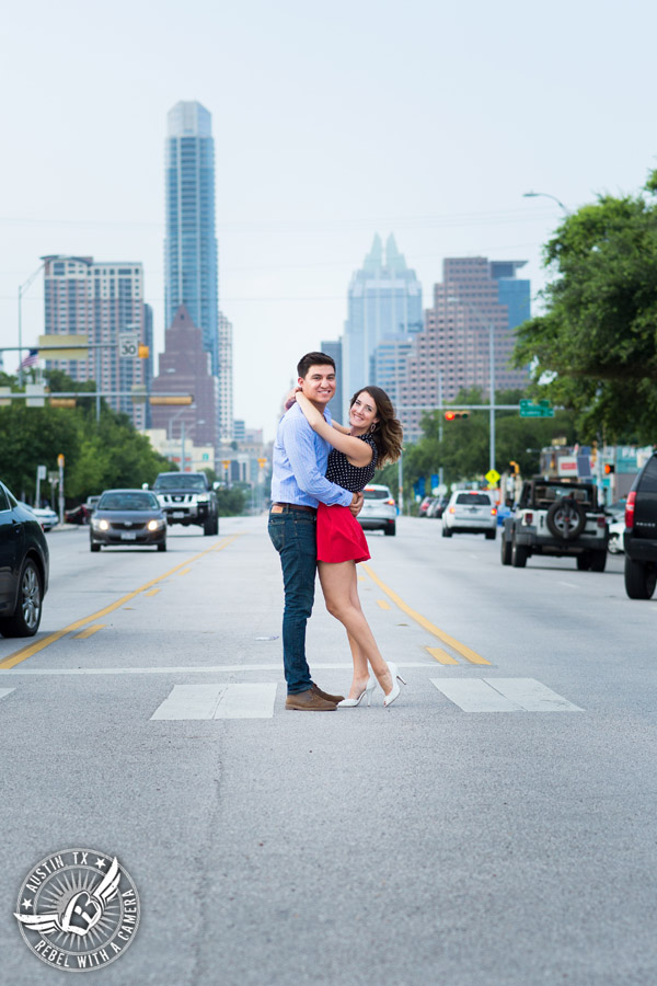 Fun South Congress engagement session in Austin