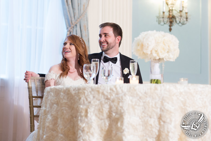 Elegant wedding pictures at the Texas Federation of Women's Clubs Mansion in Austin, Texas 