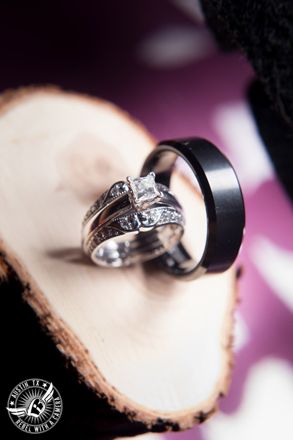 Sage Hall wedding photos at Texas Old Town wedding rings