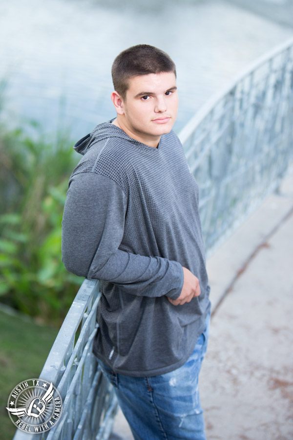 Austin senior portraits at Butler Park