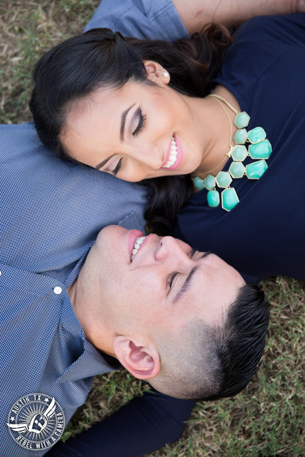 Engagement pictures at Butler Park in Austin