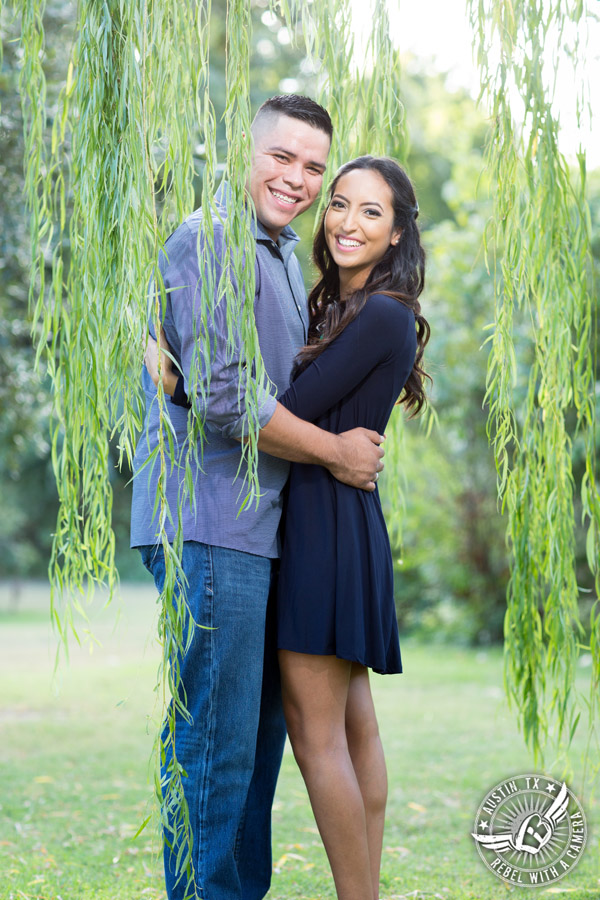 Engagement pictures at Butler Park in Austin