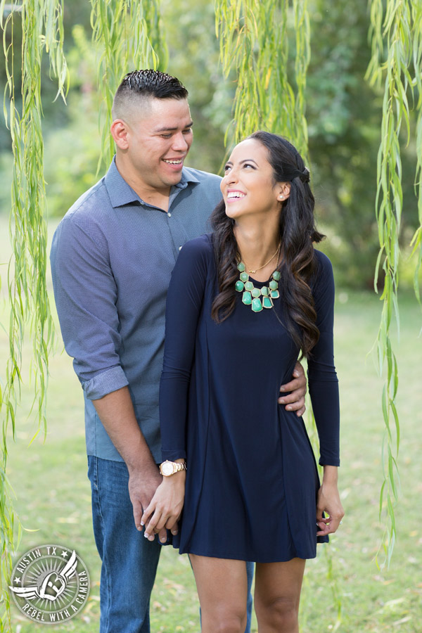 Engagement pictures at Butler Park in Austin