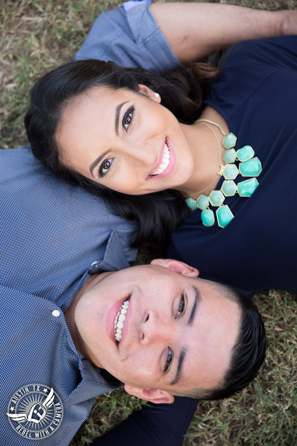 Engagement pictures at Butler Park in Austin