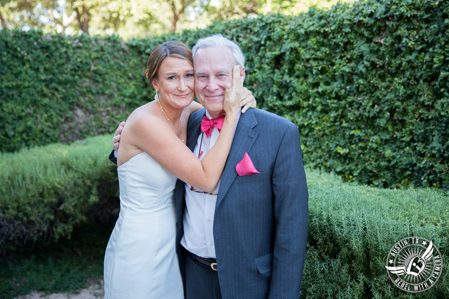 Hamilton Twelve wedding photos - bride's first look with father