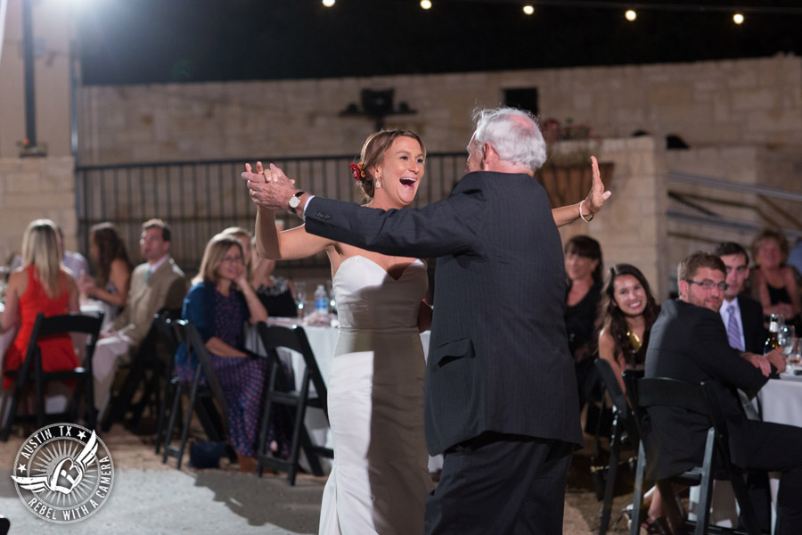 Hamilton Twelve wedding photos - father daughter dance at wedding reception