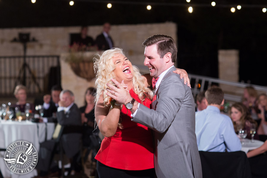 Hamilton Twelve wedding photos - mother son dance at wedding reception