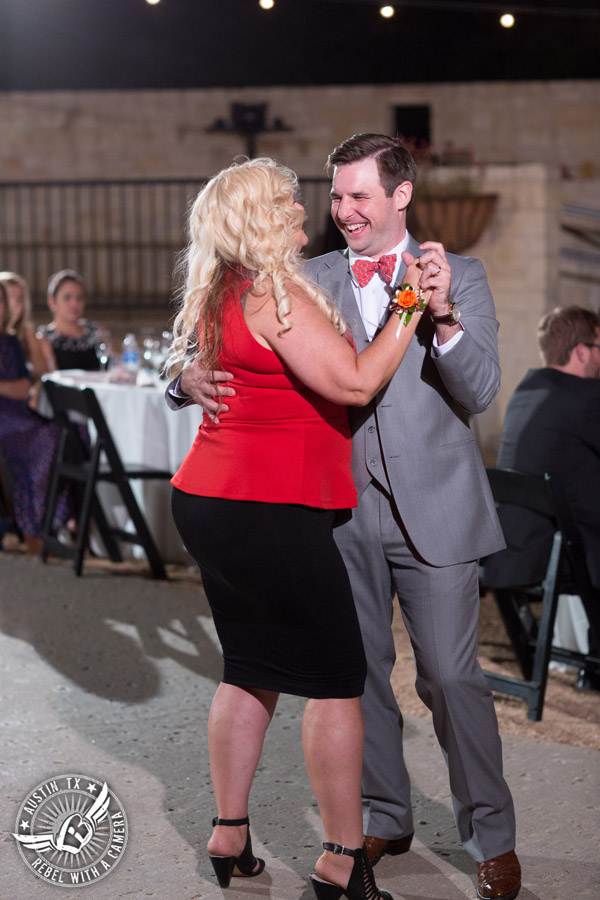 Hamilton Twelve wedding photos - mother son dance at wedding reception
