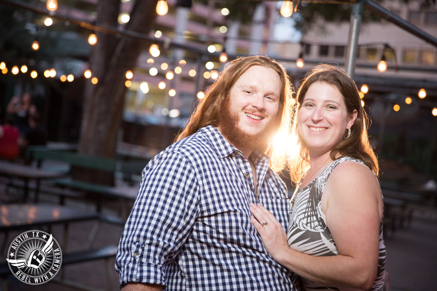 Saengerrunde Hall engagement pictures in Austin