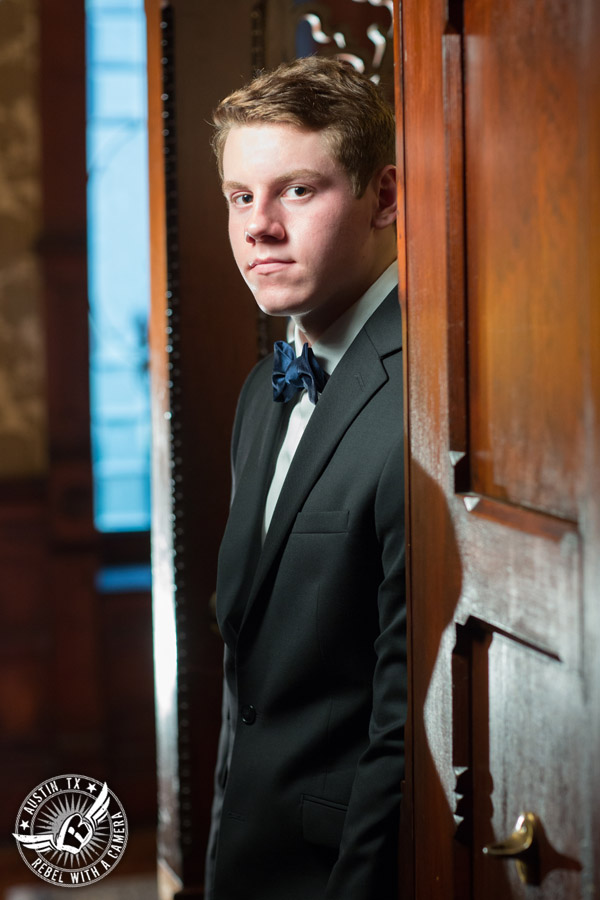 Austin senior portraits at Chateau Bellevue