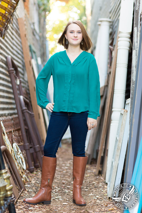 Senior portraits in Georgetown, Texas