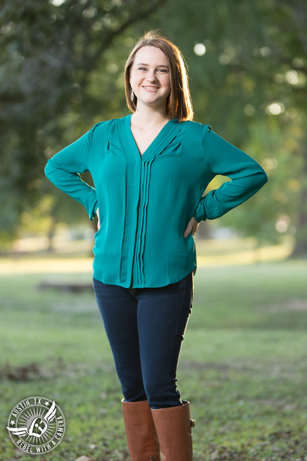 Senior portraits in Georgetown, Texas