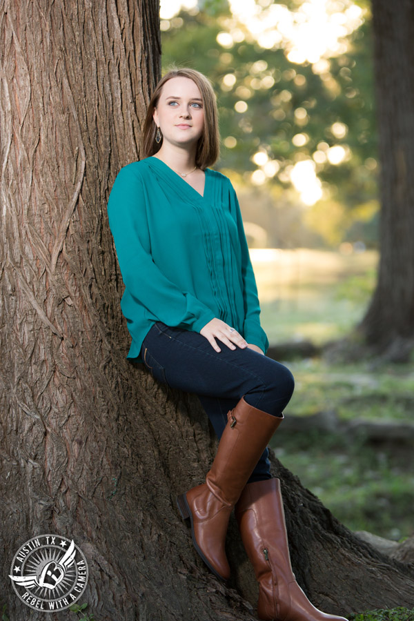 Senior portraits in Georgetown, Texas