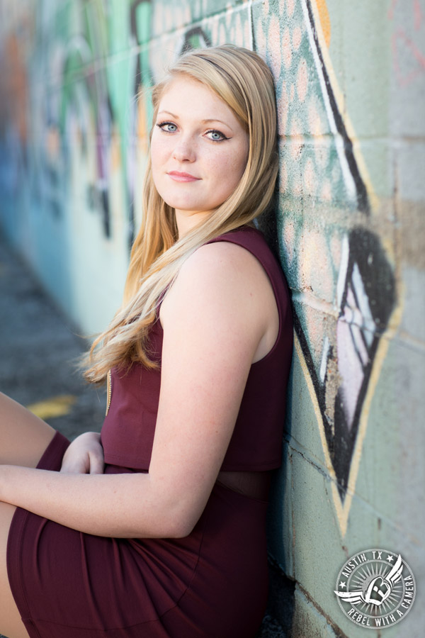 South Congress senior portraits in Austin