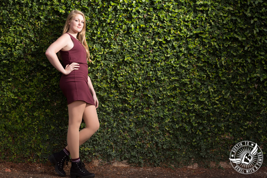 Long Center senior portraits in Austin