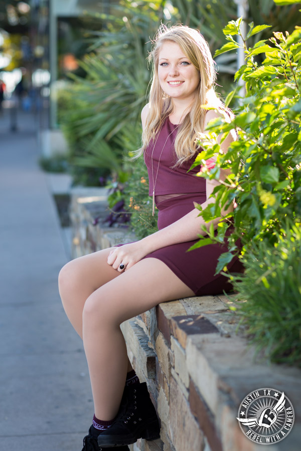 South Congress senior portraits in Austin