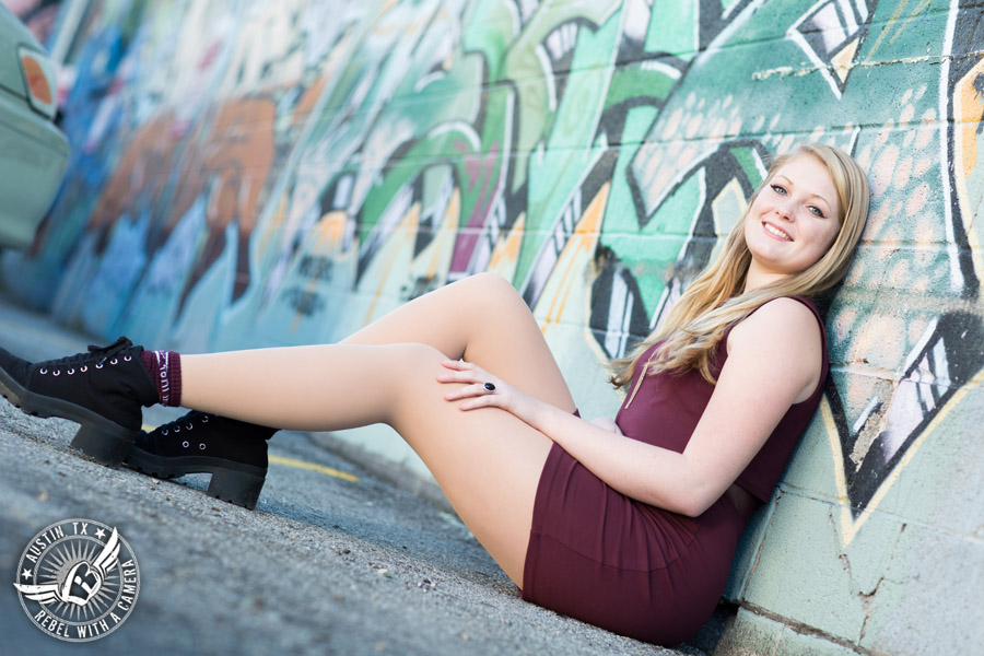 South Congress senior portraits in Austin