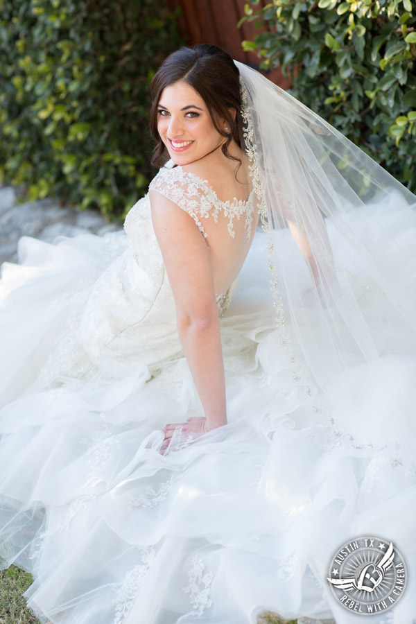 Lovely Lake Travis bridal portraits - hair and makeup from Adore Makeup Boutique and Salon