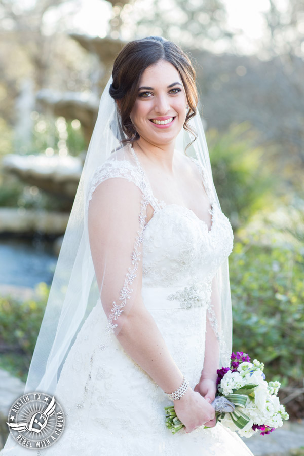 Lovely Lake Travis bridal portraits - hair and makeup from Adore Makeup Boutique and Salon - bouquet by Visual Lyrics 